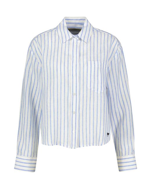Weekend by Maxmara Blue Bluse aus Leinen NOLANA