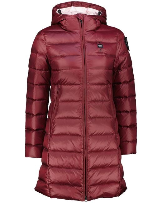 Jacke Daunenmantel Bordeaux Rot Parka Bordeaux Rote Steppjacke