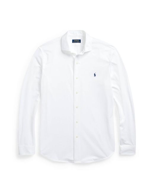 Polo Ralph Lauren Jerseyhemd Langarm in White für Herren