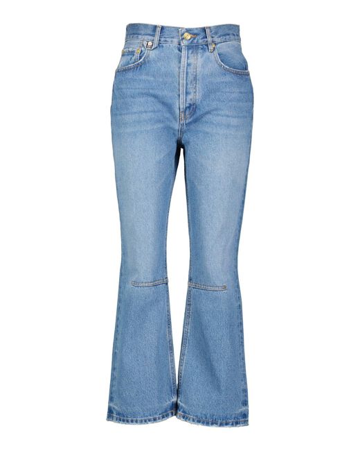 Jacquemus Blue Jeans LE DE NIMES COURT Cropped Fit