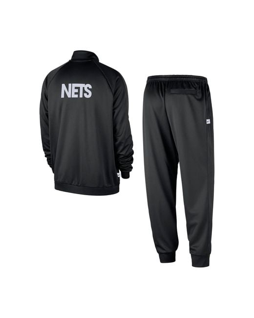Nike Basketball-Trainingsanzug NBA BROOKLYN NETS CLUB COURTSIDE in Black für Herren