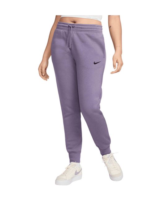 Nike Purple Lifestyle - Textilien - Hosen lang Phoenix Fleece Sweatpant