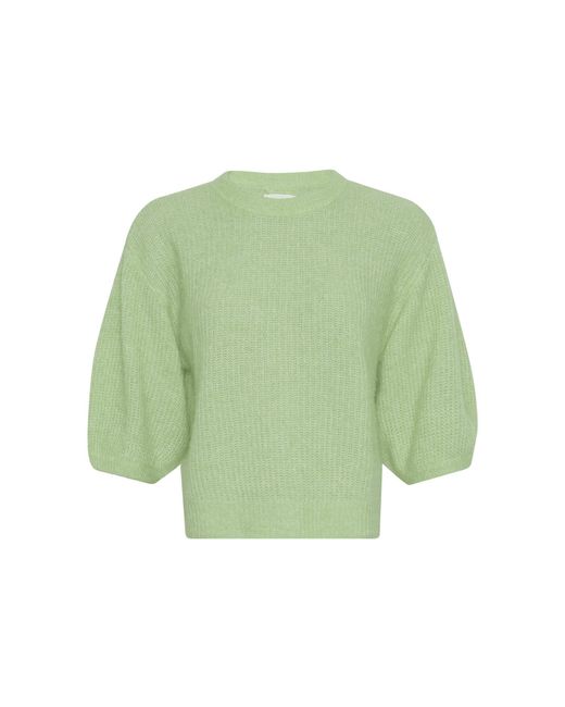 Moss Copenhagen Green Strickpullover MSCHHILA HOPE Regular Fit