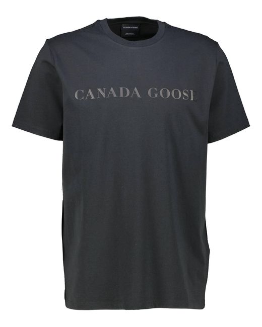 Canada Goose T-Shirt EMERSEN Regular Fit in Black für Herren