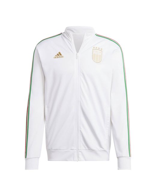 Adidas Trainingsjacke EM Italien DNA in White für Herren