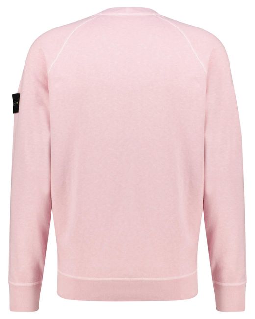 Stone Island Sweatshirt in Pink für Herren