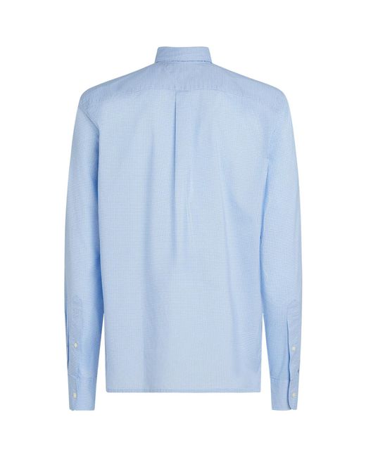 Tommy Hilfiger Hemd FLEX POPLIN MINI PRINT RF SHIRT Regular Fit in Blue für Herren