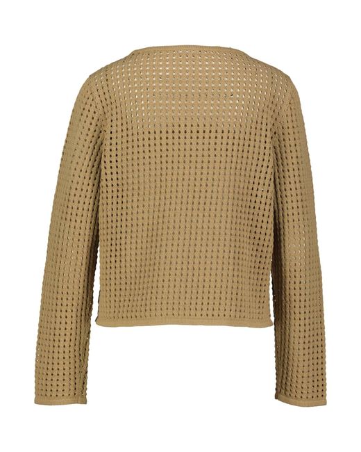 Akris Punto Natural Strickpullover aus Baumwolle Relaxed Fit