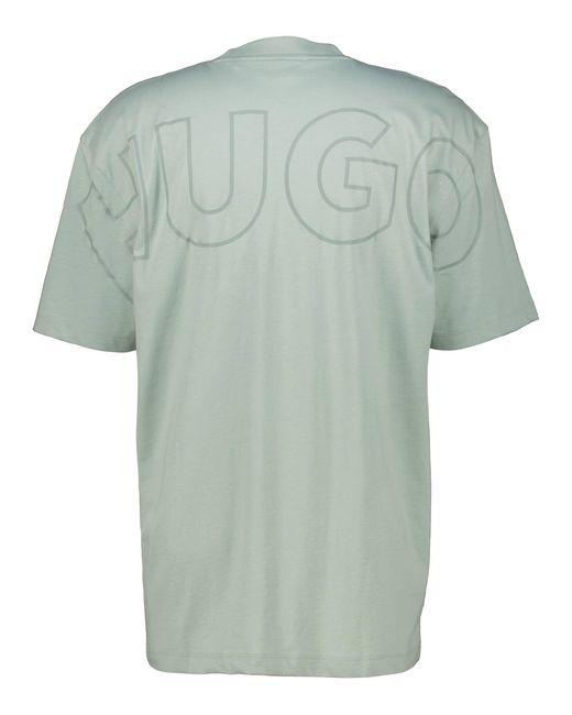 HUGO T-Shirt NOUVERES Loose Fit in Green für Herren