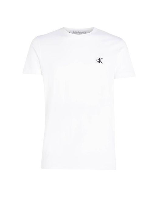 Calvin Klein T-Shirt Slim Fit in White für Herren
