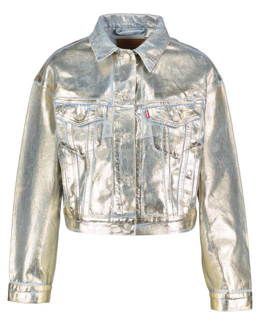 Levi's Gray Jeansjacke SHRUNKEN 90er TRUCKER Relaxed Fit