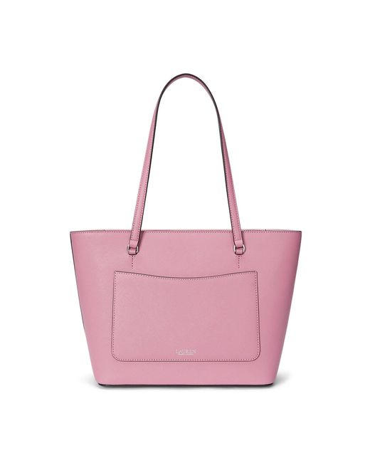 Ralph Lauren Pink Shopper aus Leder KARLY