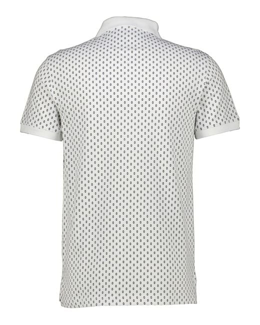 Tommy Hilfiger Poloshirt MICRO PRINT Slim Fit Kurzarm in White für Herren