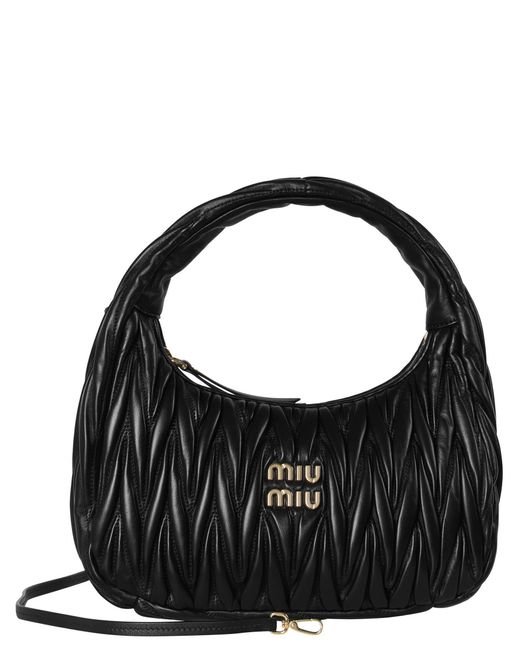 Miu Miu Black Handtasche WANDER HOBO BAG