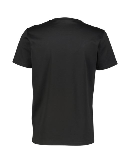 Moncler T-Shirt aus Baumwolle in Black für Herren