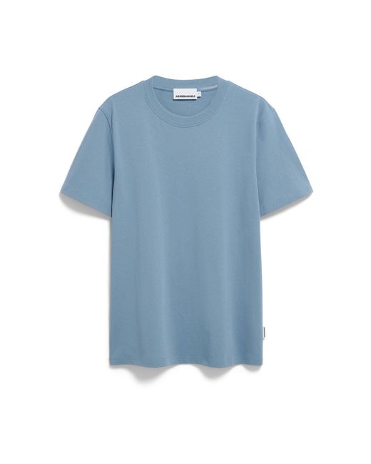 ARMEDANGELS Blue T-Shirt MAARKOS