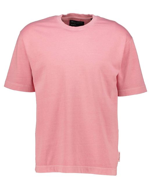 Marc O' Polo T-Shirt aus schwerem Bio-Baumwoll-Jersey Relaxed Fit in Pink für Herren
