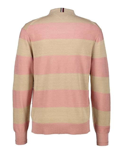 Tommy Hilfiger Poloshirt RUGBY Relaxed Fit in Pink für Herren
