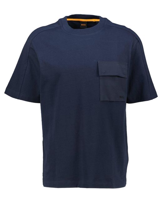Boss T-Shirt POCKET CARGO in Blue für Herren