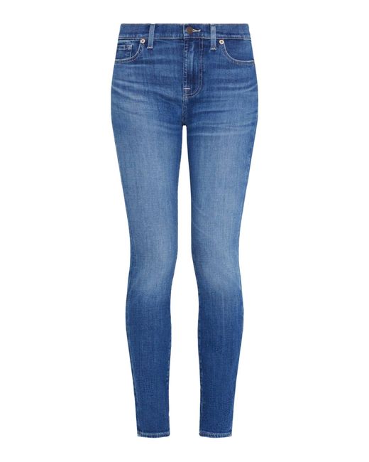 7 For All Mankind Blue Jeans THE SKINNY SLIM ILLUSION SANTA MONICA Skinny Fit
