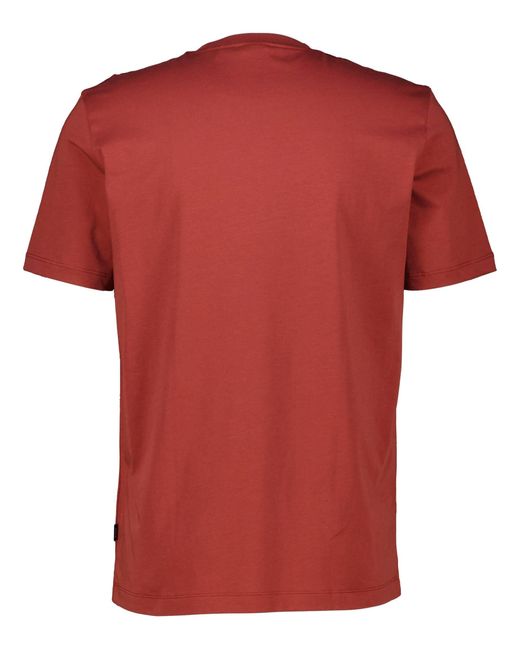 Boss T-Shirt THOMPSON Regular Fit in Red für Herren