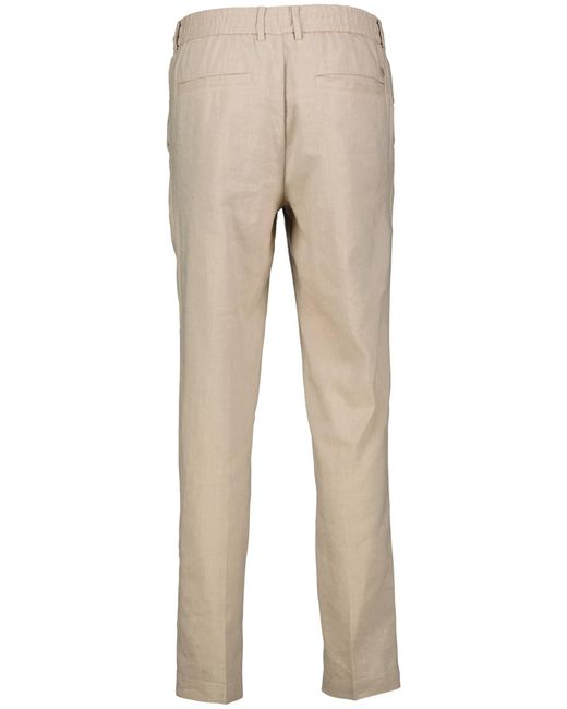 Boss Hose mit Leinen C-KANE-RDS Regular Fit in Natural für Herren
