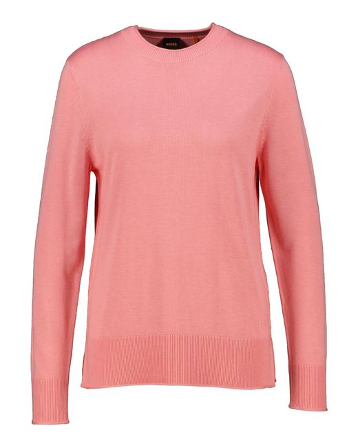 Boss Pink Strickpullover FANIKALE mit Viskose