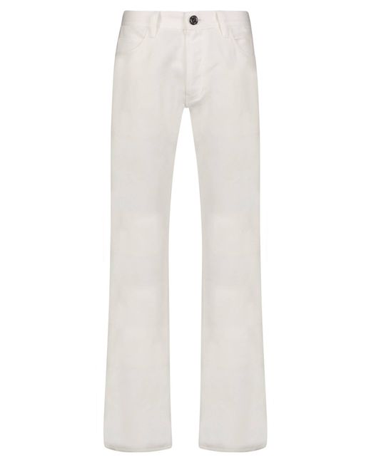 Giorgio Armani Jeans Regular Fit in White für Herren