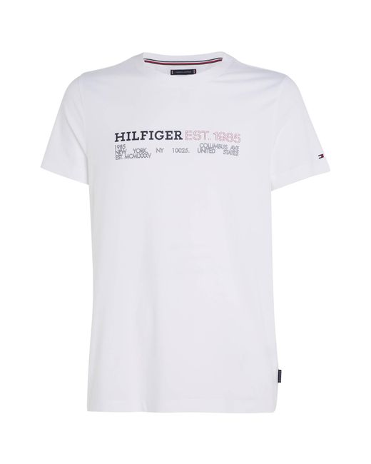 Tommy Hilfiger T-Shirt mit Print in White für Herren
