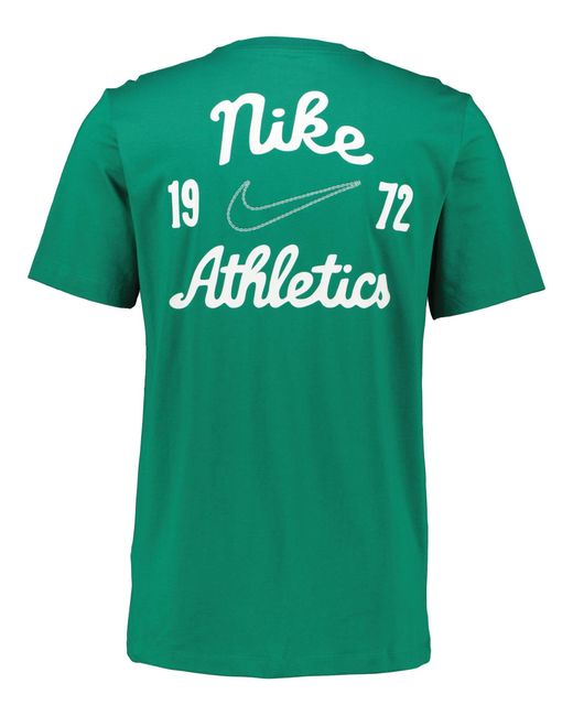 Nike T-Shirt in Green für Herren