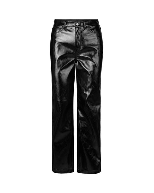 Modström Black Kunstlederhose BILMD