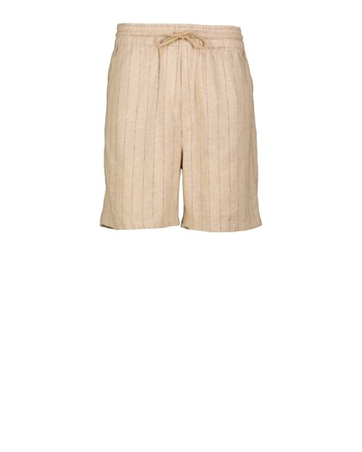Les Deux Shorts OTTO aus Leinen-Viskose-Mix Regular Fit in Natural für Herren