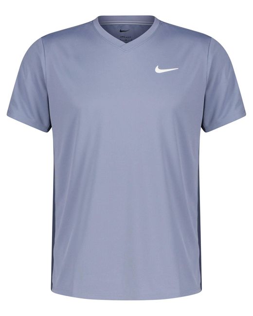 Nike Tennis T-Shirt NICE COURT in Blue für Herren
