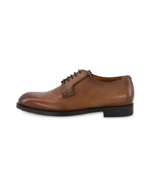 Zegna Schnürschuhe CLASSIC FLEX PLAIN DERBY in Brown für Herren