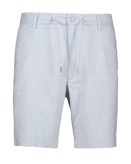 Boss Shorts mit Leinen C-KANE-RDS Regular Tapered Fit in Blue für Herren