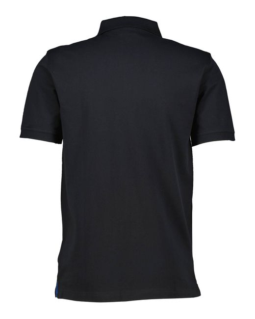 Gant Poloshirt CONTRAST PIQUE Regular Fit Kurzarm in Black für Herren
