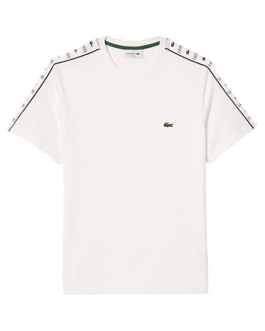 Lacoste T-Shirt Regular Fit in White für Herren