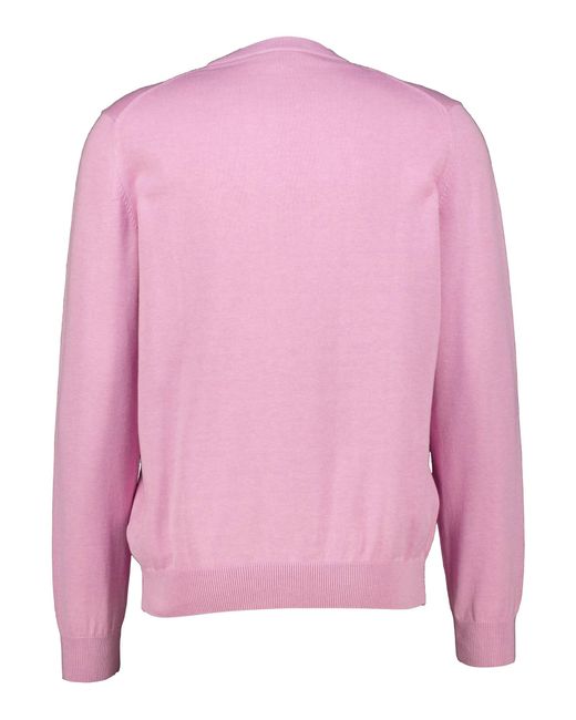Lacoste Strickpullover Regular Fit in Pink für Herren