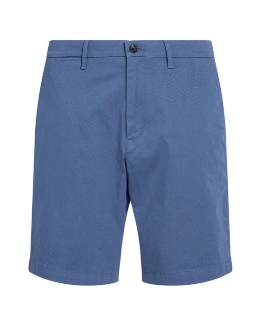 Tommy Hilfiger Shorts HARLEM PRINTED STRUCTURE Regular Fit in Blue für Herren
