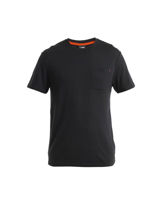 Icebreaker T-Shirt MERINO 200 IB X TNF in Black für Herren