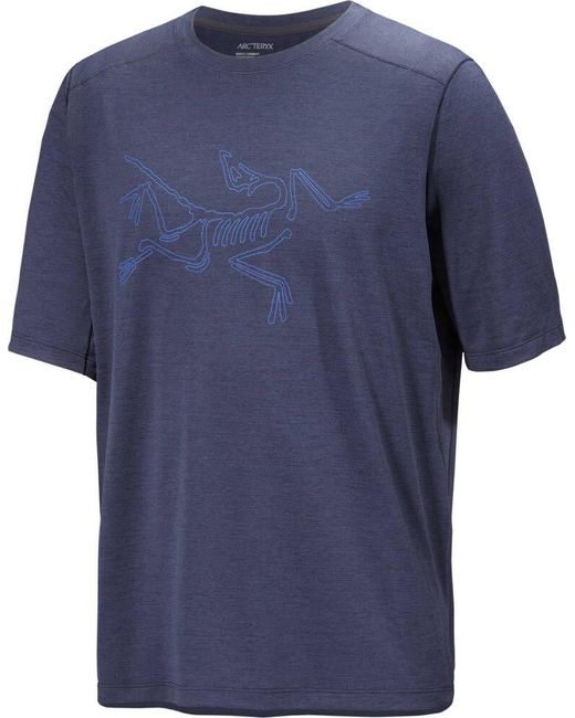 Arc'teryx T-Shirt CORMAC LOGO in Blue für Herren