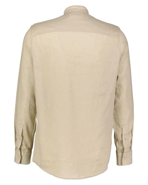 Drykorn Freizeithemd mit Leinen TALOC Regular Fit in Natural für Herren