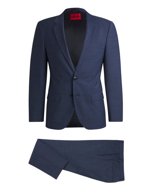 HUGO Anzug HENRY/GETLIN232X Slim Fit in Blue für Herren