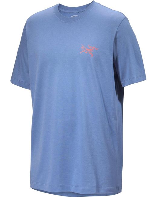 Arc'teryx T-Shirt ARC'MULTI BIRD LOGO in Blue für Herren