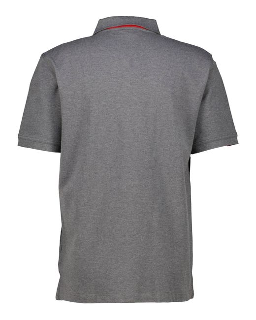 Gant Poloshirt CONTRAST PIQUE Regular Fit Kurzarm in Gray für Herren