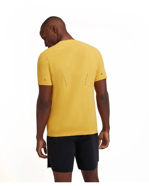 Falke T-Shirt in Yellow für Herren