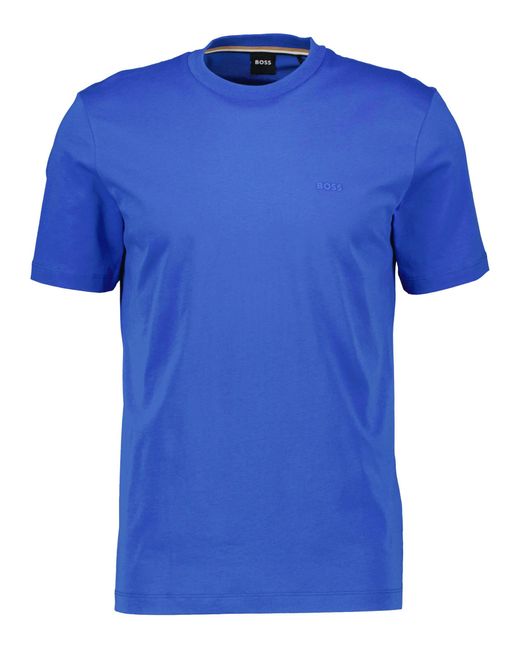 Boss T-Shirt THOMPSON Regular Fit in Blue für Herren