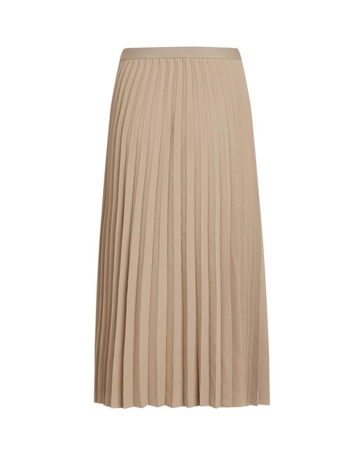 Tommy Hilfiger Natural Plisseerock FLUID PLEATED PULL ON MIDI SKIRT