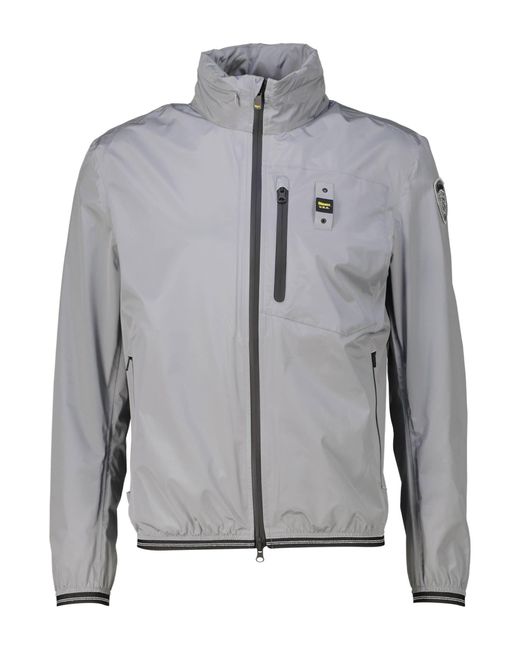 Blauer Windjacke DEWAR in Gray für Herren