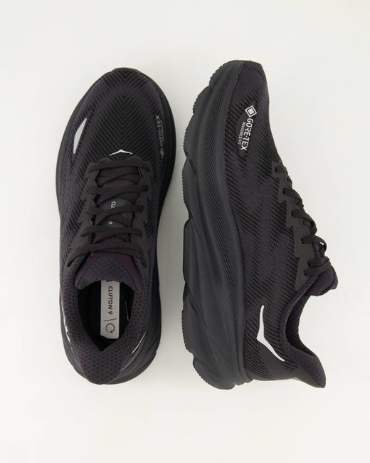 Hoka One One Laufschuhe CLIFTON 9 GTX in Black für Herren